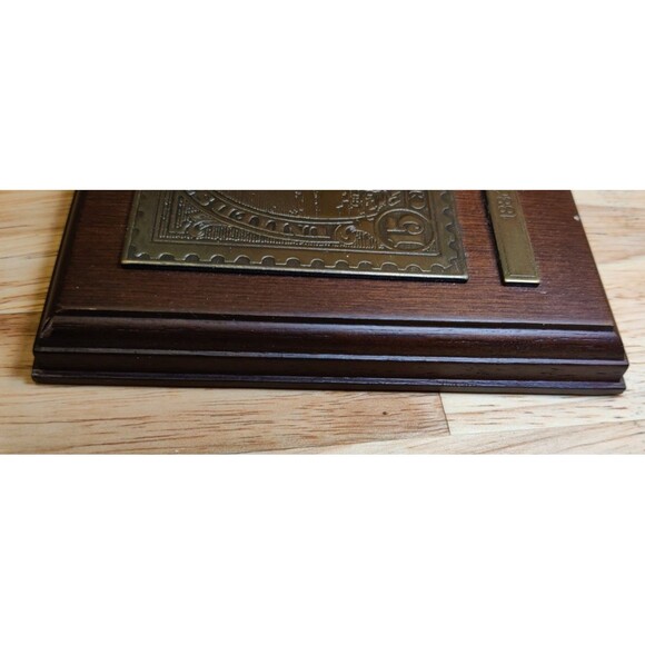 Liberty 1886-1986 Avon 1922 Statue of Liberty Brass Stamp Plaque-Collectable - Picture 7 of 7